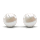 Arisha Jewels-Simple Freshwater Pearl Solitaire Stud Earrings