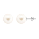 Arisha Jewels-Simple Freshwater Pearl Solitaire Stud Earrings