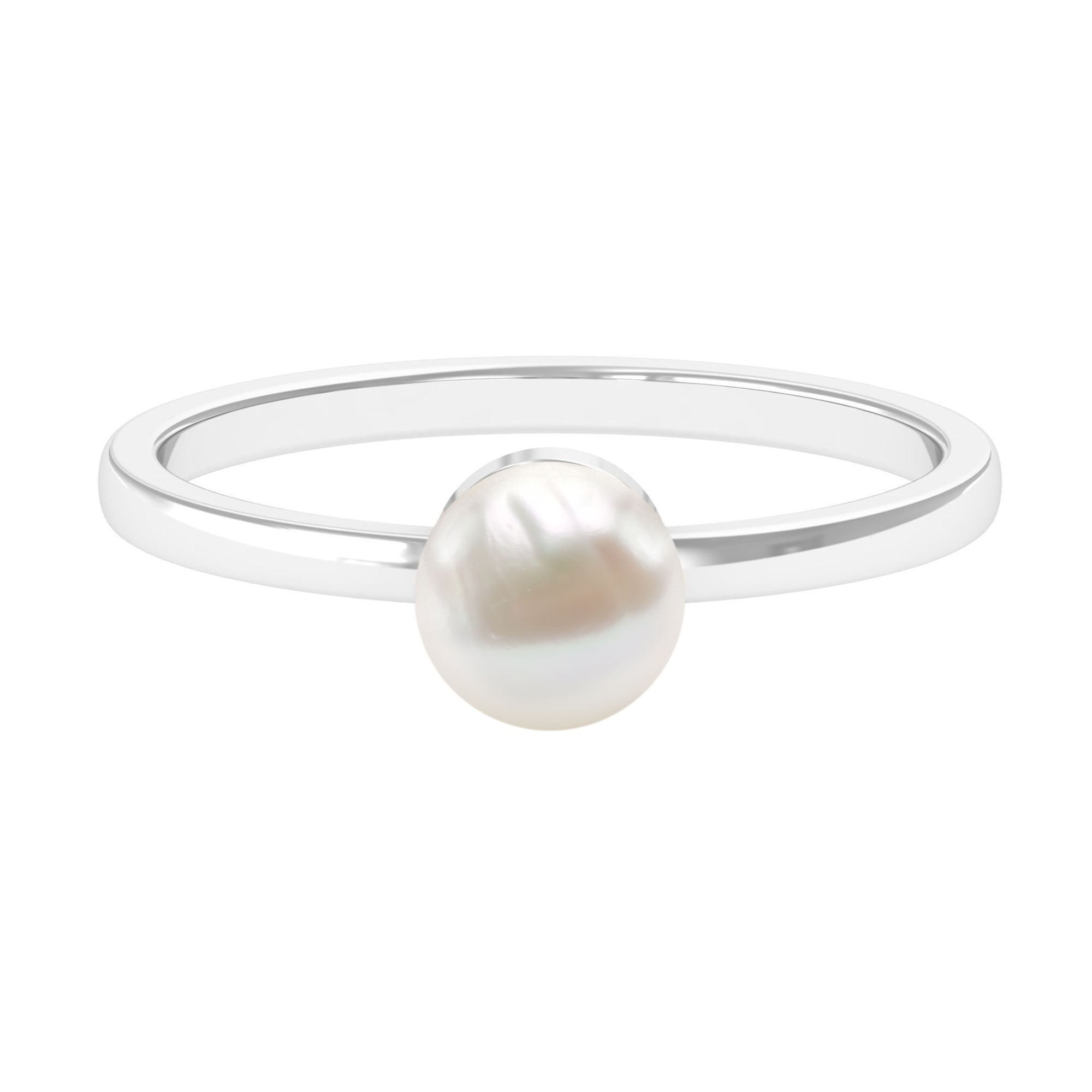 Arisha Jewels-Handpicked Freshwater Pearl Solitaire Ring