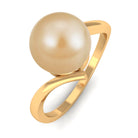 Arisha Jewels-Solitaire South Sea Pearl Bypass Ring