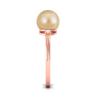 Arisha Jewels-Golden South Sea Pearl Solitaire Promise Ring